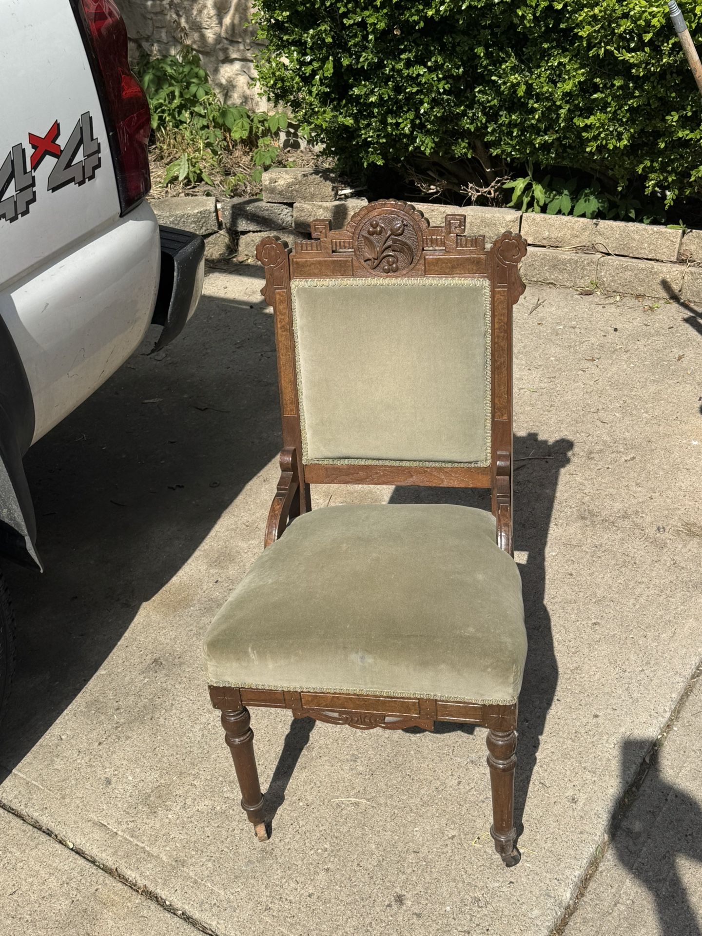 Antique Padded Chair