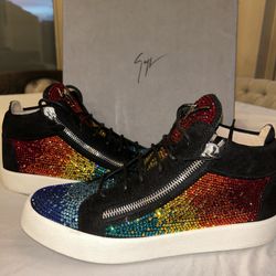 Giuseppe zanotti shop studded sneakers