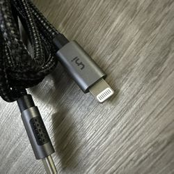 USB-C to Lightning Cable (3 meters) MFi-Certified), Braided Nylon Lightning Cable, Fast Charging
