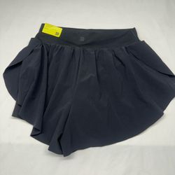 All In Motion Active Light Run Shorts black S