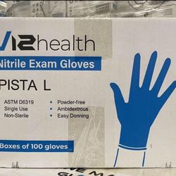 blue gloves 