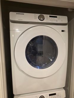 White Samsung Dryer