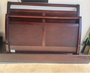 Queen-size Sleigh Bed- Wickes Furniture