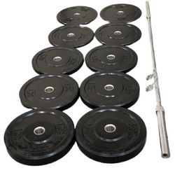 WEIGHTS/ OLYMPIC BUMPER PLATES/ RUBBER WEIGHTS/ GYM EQUIPMENT/ FREE DELIVERY 🚚 