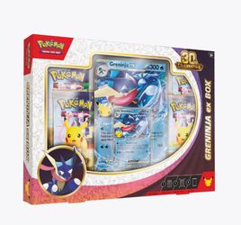 Pokémon TCG Greninja ex Box 30th Celebration