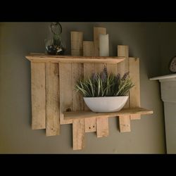 Custom farmhouse reclaimed pallet home decor
