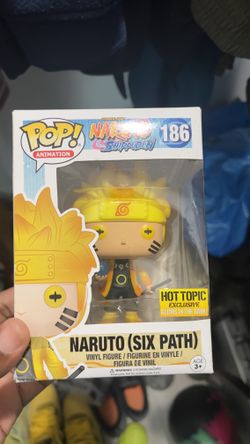 Funko Pop! Animation Naruto Shippuden Naruto Uzumaki (Six Path) (Glow) Hot Topic Exclusive Figure #186