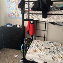 Black Twin Size Bunk Beds