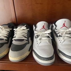 Jordan 3 (Size 10) Jordan 4 RM (Size 10) Buy Both For 120!
