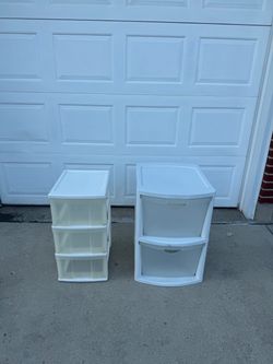 Storage containers, cabinets, closet organizers, $10 each