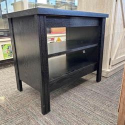 Nightstand for Living Room, Bedroom, Black, New
