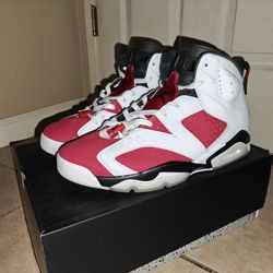 Jordan Retro 6 "Carmine" Size 12 Mens