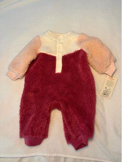 Cat and jack plush jumpsuit babygirl