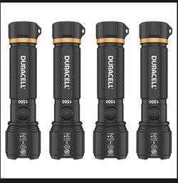 Duracell Hybrid Flashlight, 1500 Lumens, 4-count @tools-468