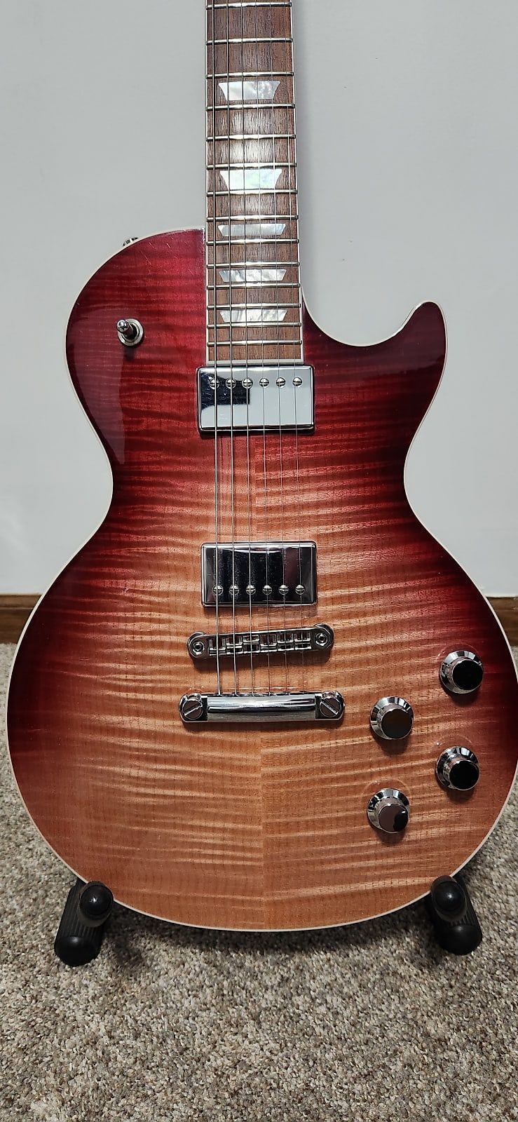 Gibson USA Les Paul HP2 AAA FlameTop W/TSA Gibson Aluminum Flight Case, Case Candy And Paperwork