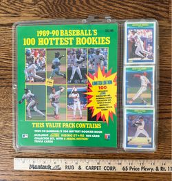 1989-90 Score 100 Hottest Rookies Baseball Cards Set Griffey Jr. factory sealed.