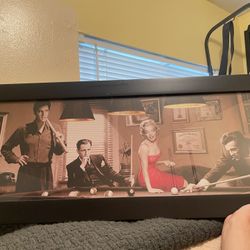Chris consani 35X15 picture with frame