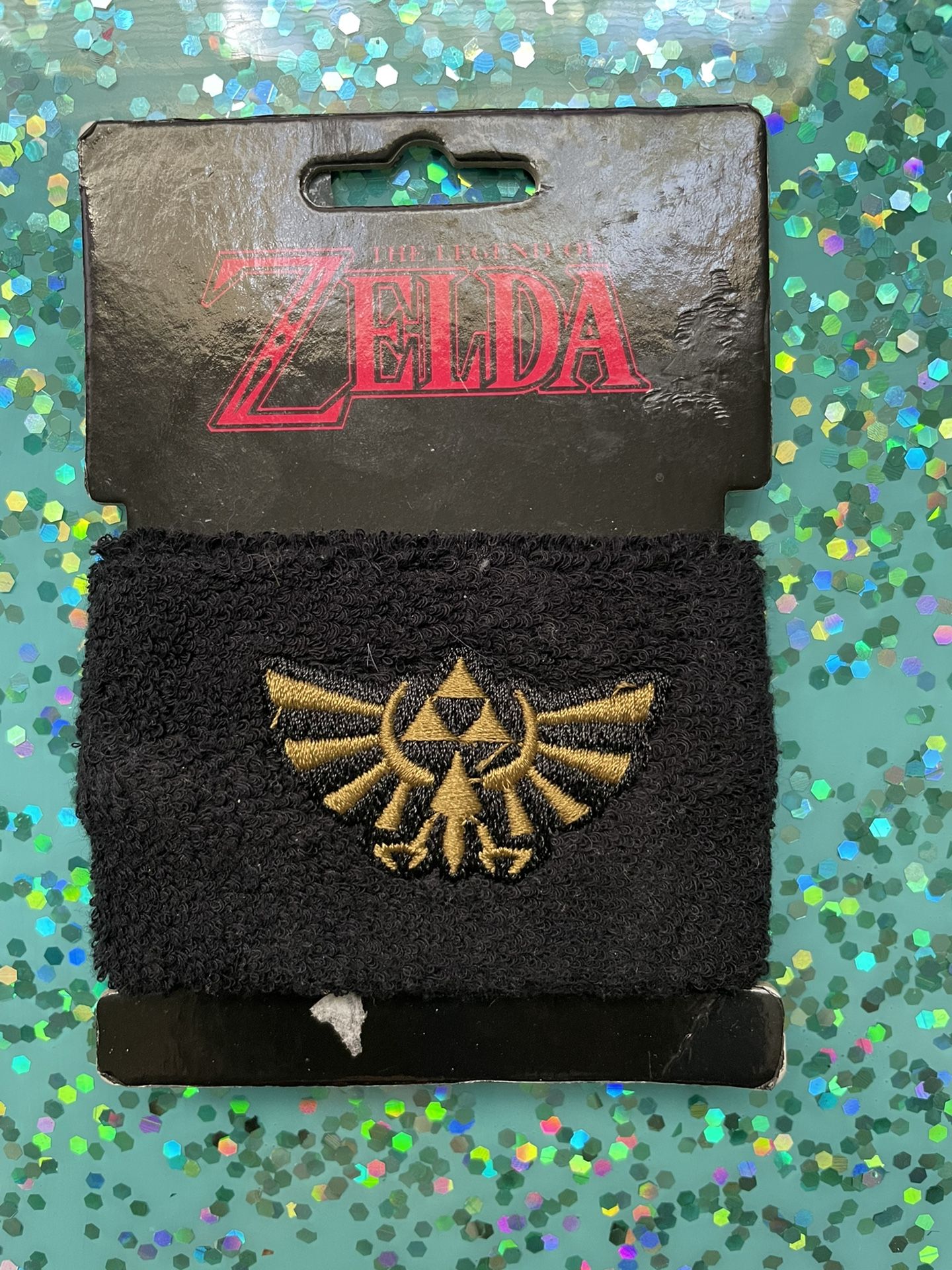 Zelda Lootcrate Exclusive Bioworld 2015 Nintendo Black Wristband Sweatband