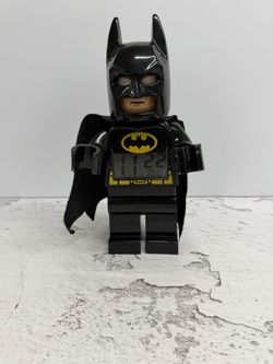 LEGO DC Super Heroes Batman Voice Alarm Clock Black Rare Working Great!!!