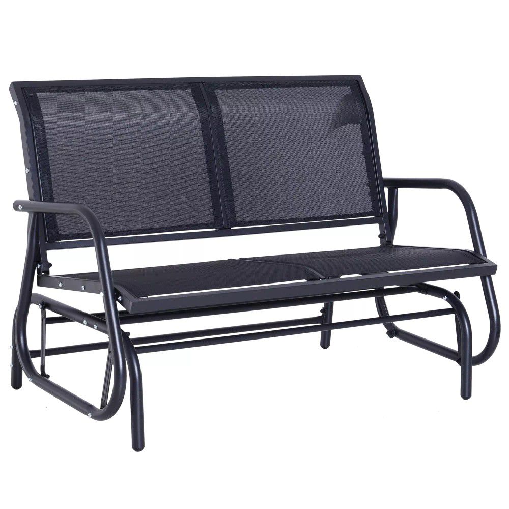 Outdoor Rocking Chair Bench