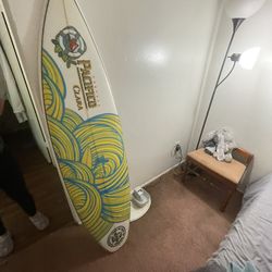 Collectible Pacifico USOS Surfboard. 
