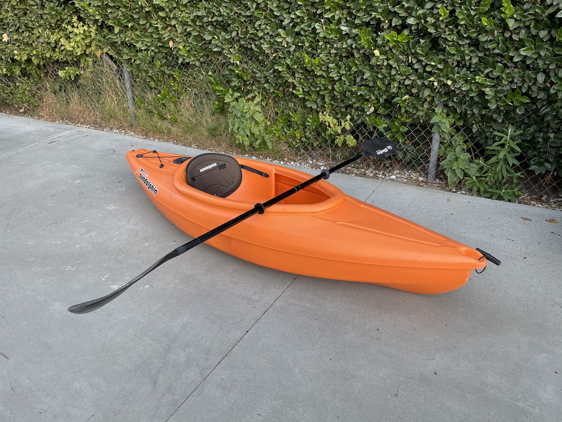 8ft Sun Dolphin Aruba 8 SS Orange Kayak