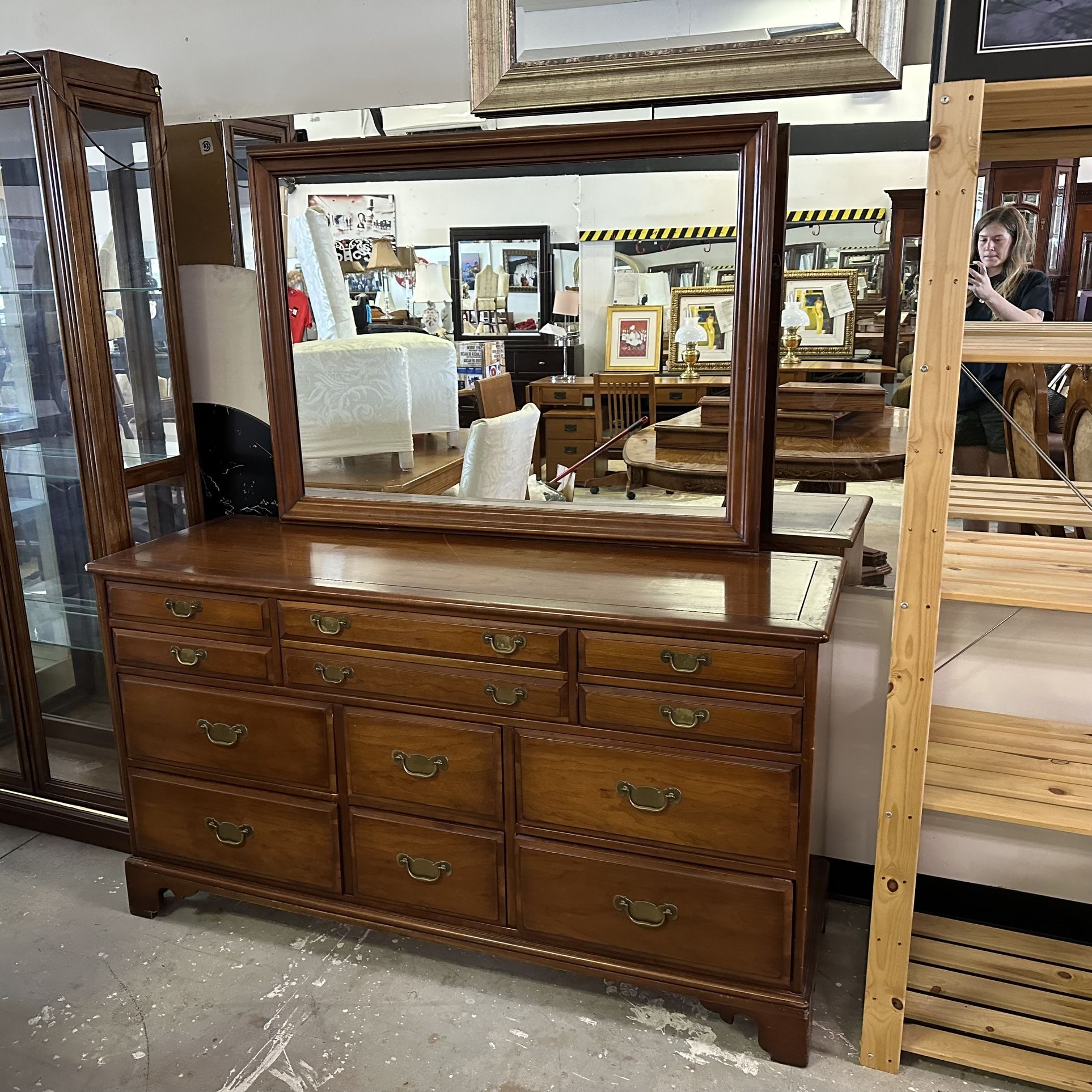 Drexel Dresser With Mirror 