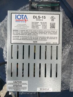 Iota Dls-15 Power Converter Battery Charger