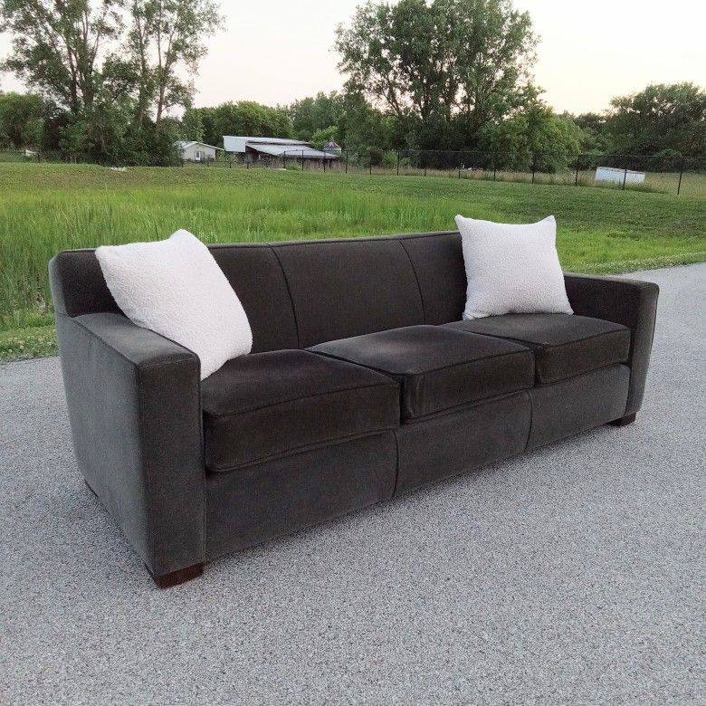 Room & Board Gray Dean Sofa - Free Delivery Today