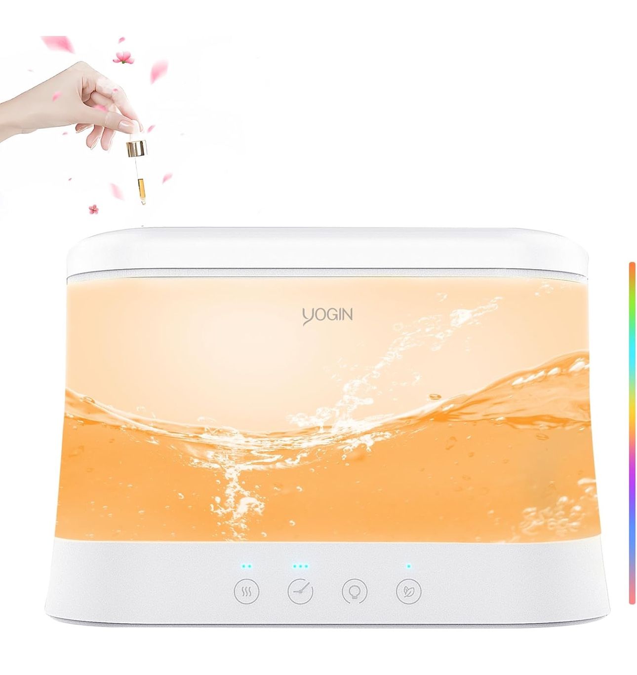 BRAND NEW 1.8L Ultrasonic Cool Mist Humidifiers with Night Light, Auto Shut Off, Easy Clean