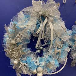 Silver Bells Winter Wreath