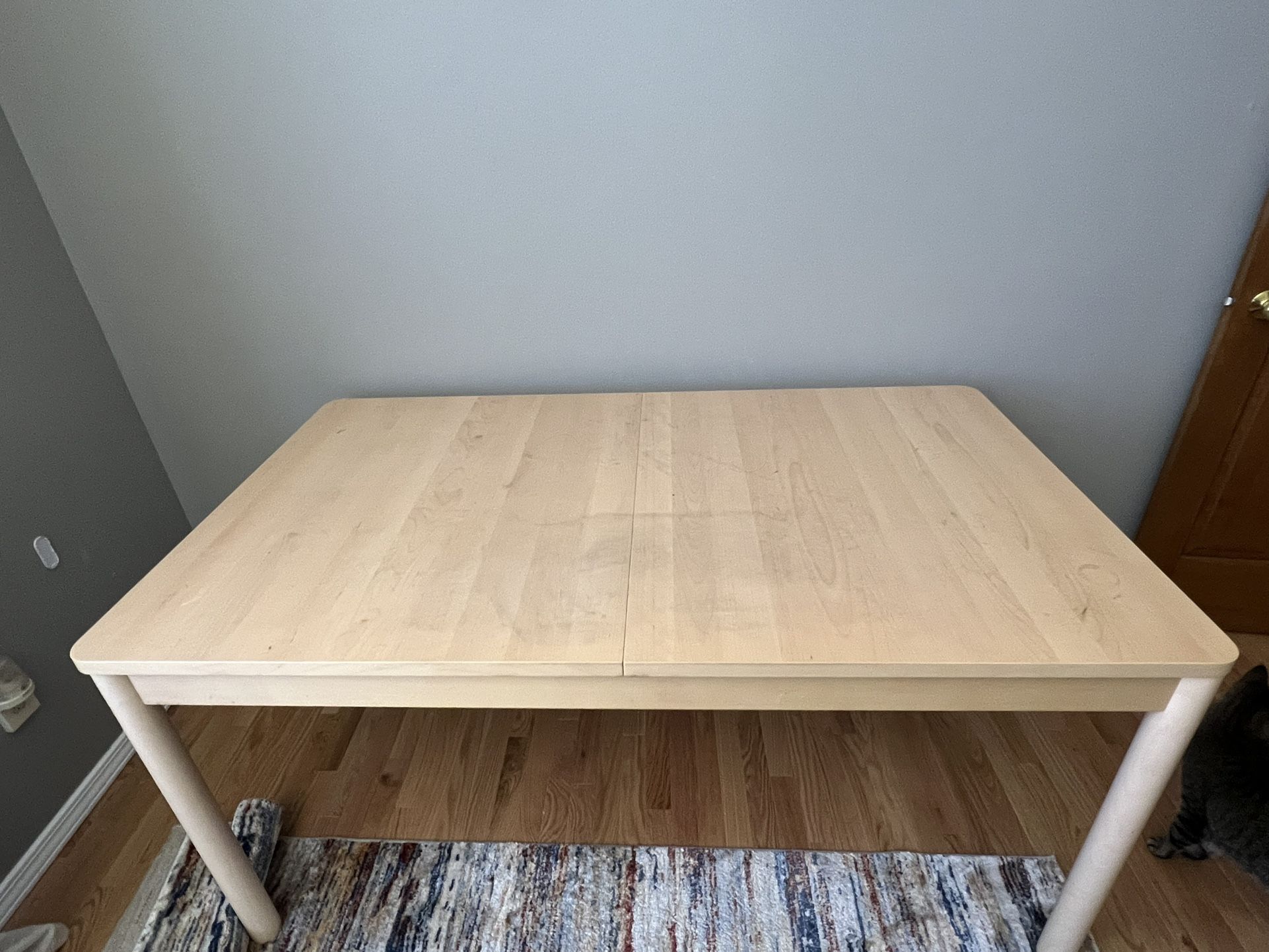IKEA RÖNNINGE extendable table, birch