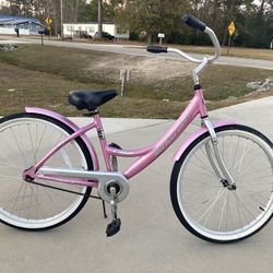 Aluminum Beach Cruiser Bike 26”