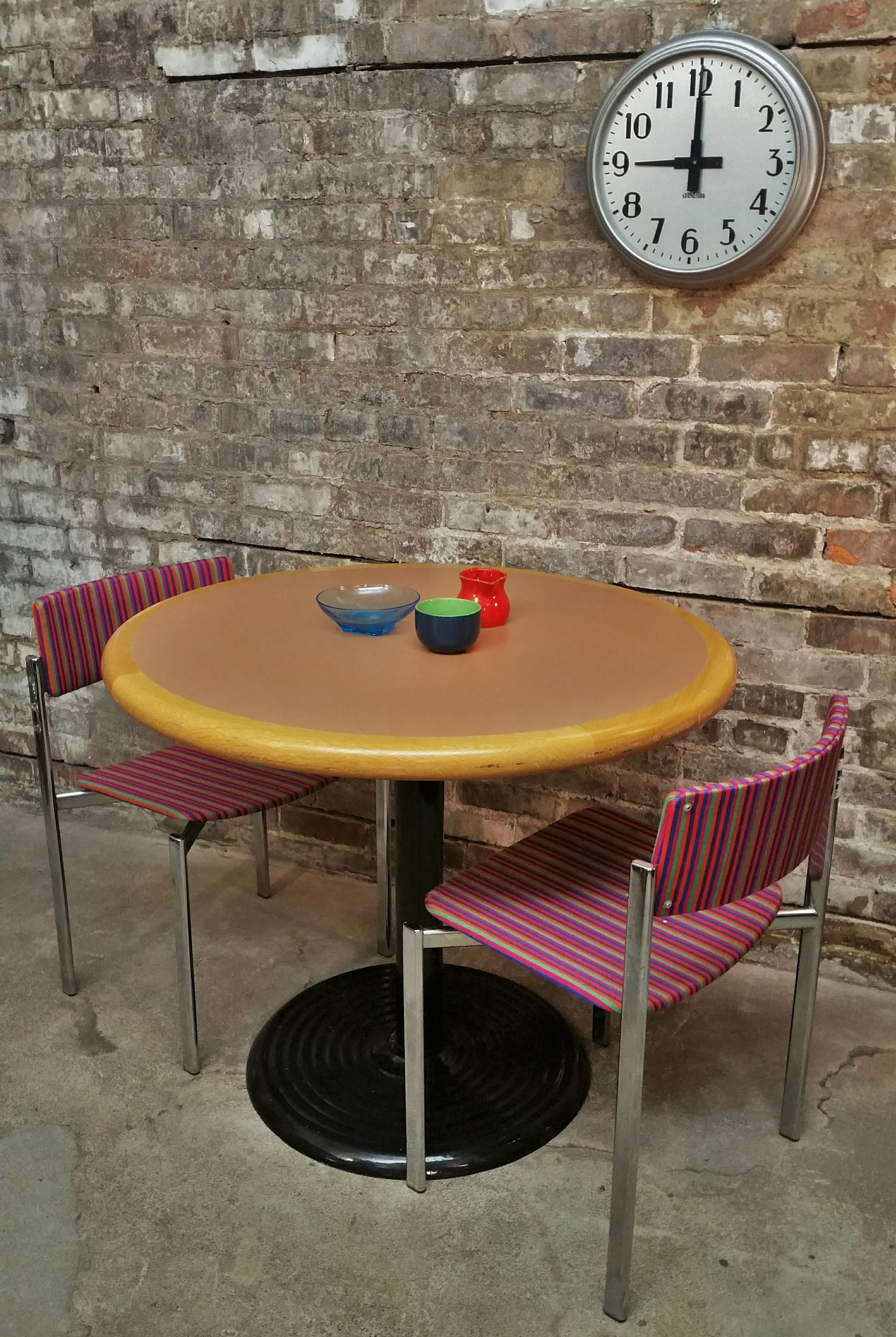 Mauve Round Kitchen Table - $65 (Seattle)