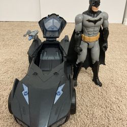 Kids Batman Figurine And Car