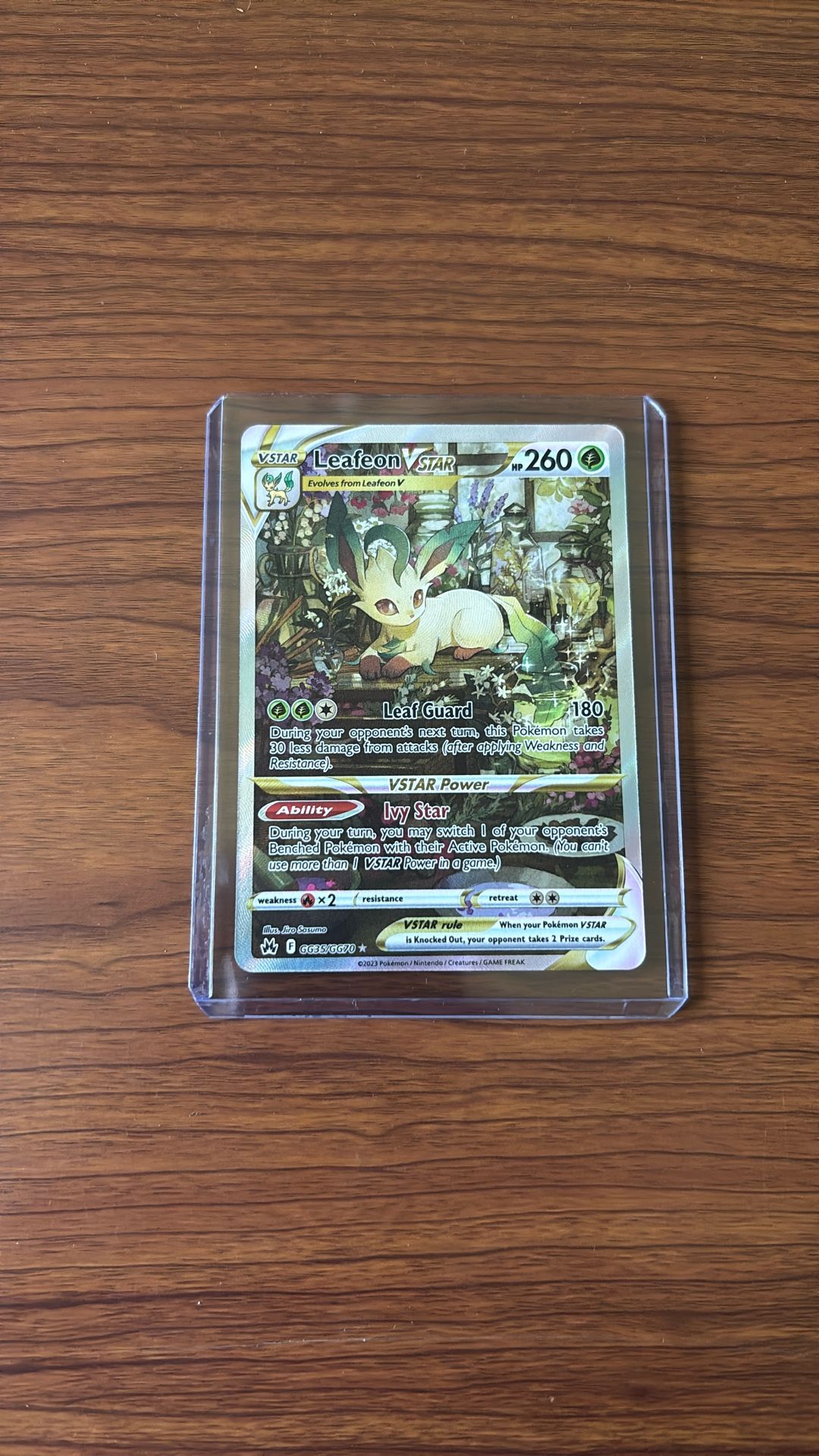 Pokemon Leafeon Vstar Ultra Rare
