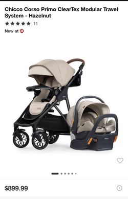 Chicco corso primo clearTex travel system