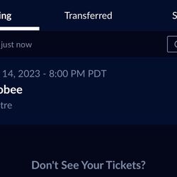 Beabadoobee August 14 Section AR row Q