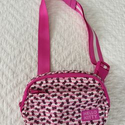 Hello Kitty Pink Kids Crossbody Bag