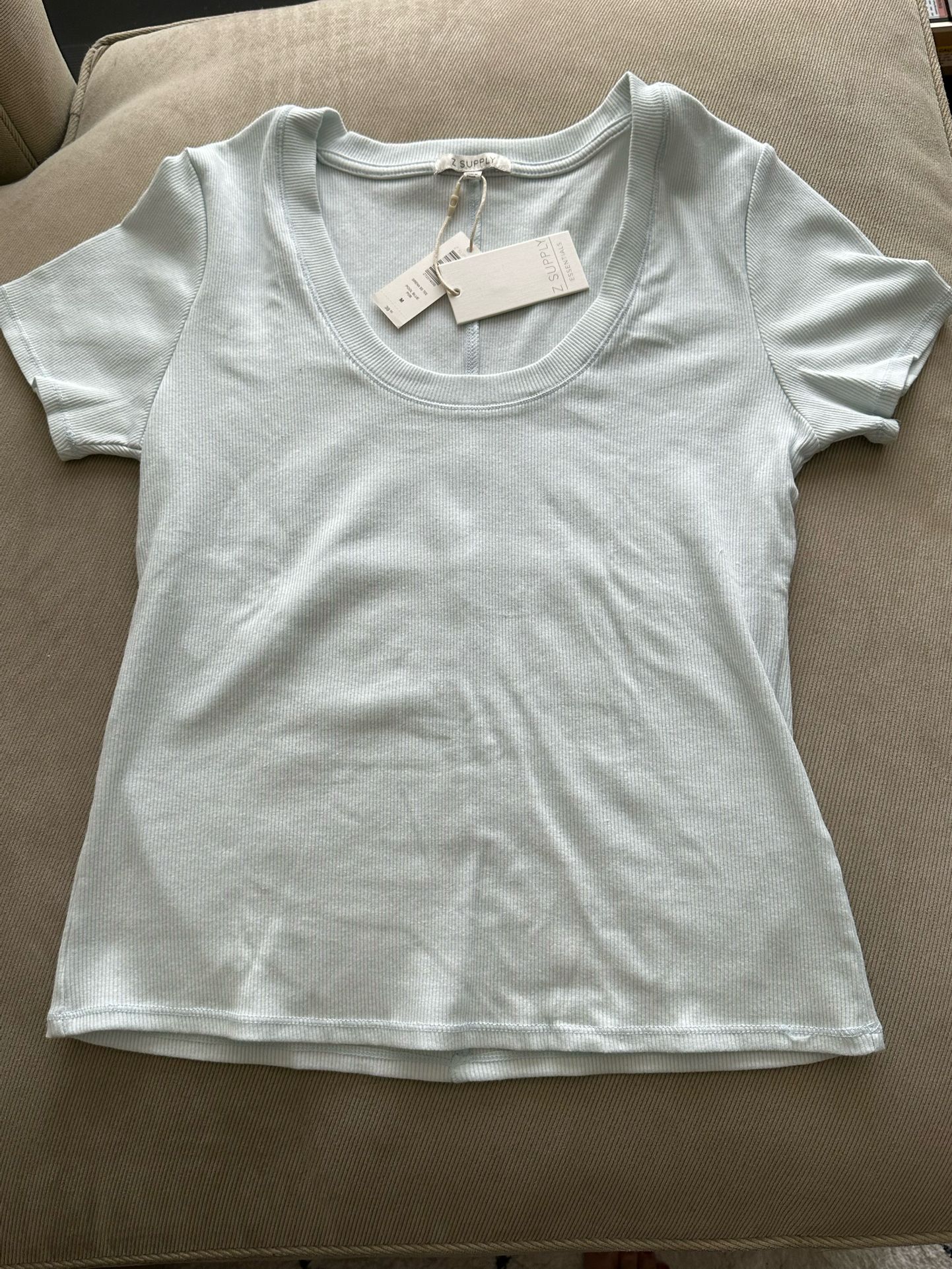 Z Supply Women’s Sirena Tee - Pool Blue, Size Medium