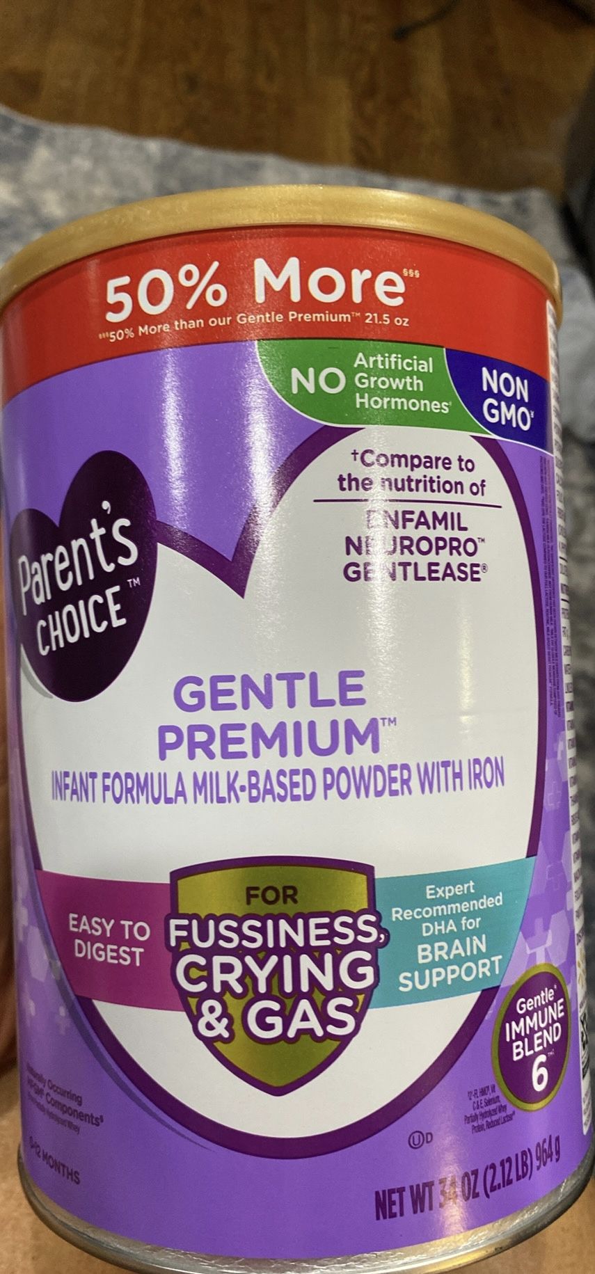 Parents Choice Gentle Premium Formula 