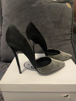 Steve Madden Stiletto Heels, Black And White Size 7