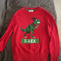 T Rex Christmas Sweater