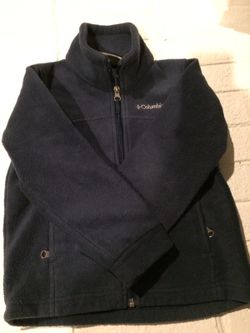 Columbia boys Navy coat size 4/5 xxs