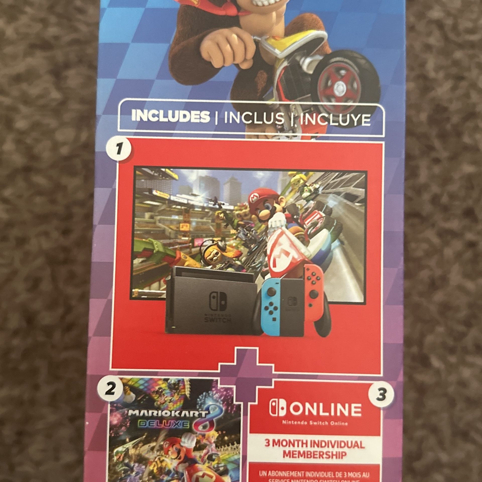 Nintendo Switch W/ Super Mario bros