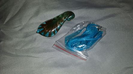 Necklace. Cord chain & glass pendant