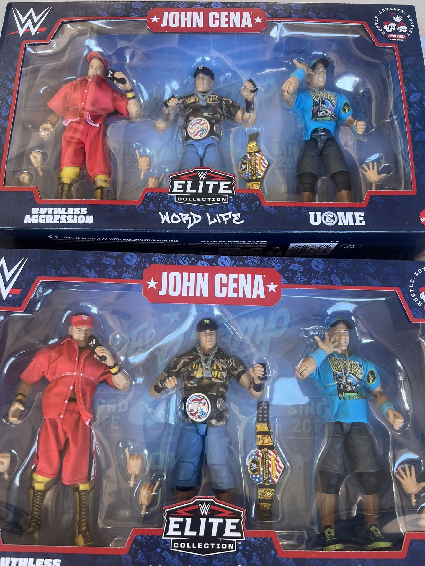John Cena Elite 3 Pack Walmart Exclusive