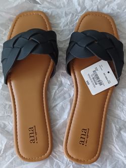 a.n.a Women's Flip Flops Suze 11M New