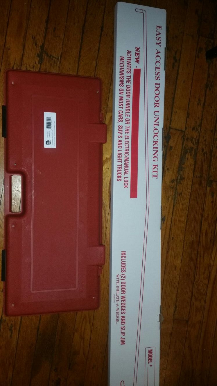 Napa lockout kits. Kit allows access for all vehicles without entering door panel. If you lock yourself out no need to call locksmith.