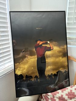 Tiger Woods Driven Golf Nike Poster 2 x 3 Feet Approx Large Size ⛳️ Memorabilia Vintage  